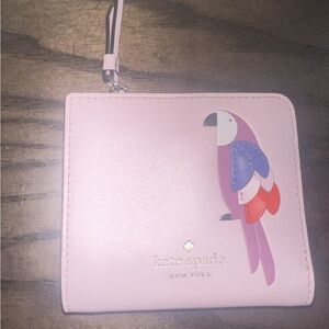 Kate Spade Flock Party Small L-Zip Bifold Wallet
